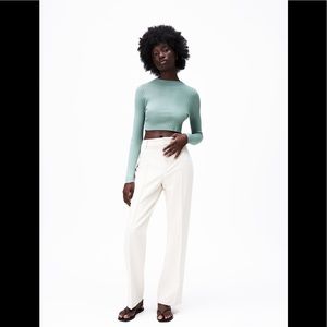 Tailored Wide Leg Zara Pants
